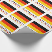 Papier Cadeau Drapeau allemand et Allemagne (Coin)