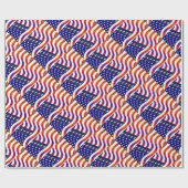 Papier Cadeau Drapeau américain (Plat)