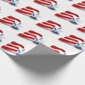 PAPIER CADEAU DRAPEAU AMÉRICAIN (Coin)