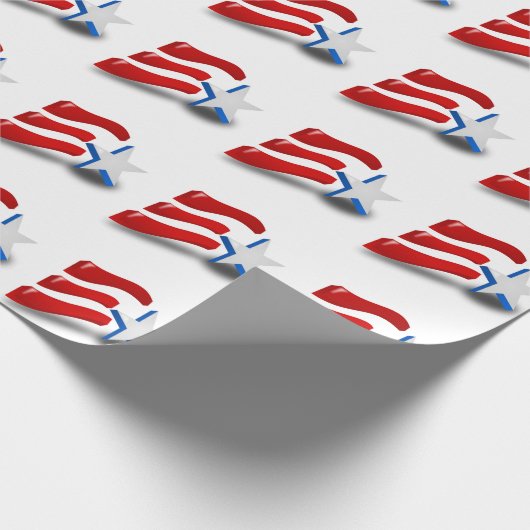 PAPIER CADEAU DRAPEAU AMÉRICAIN (Coin)