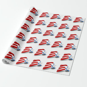 PAPIER CADEAU DRAPEAU AMÉRICAIN