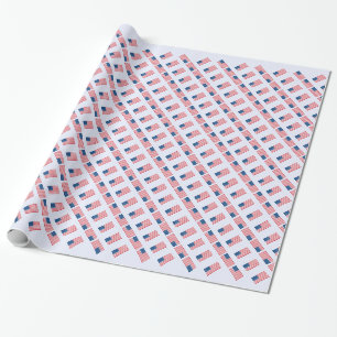 Papier Cadeau Drapeau américain