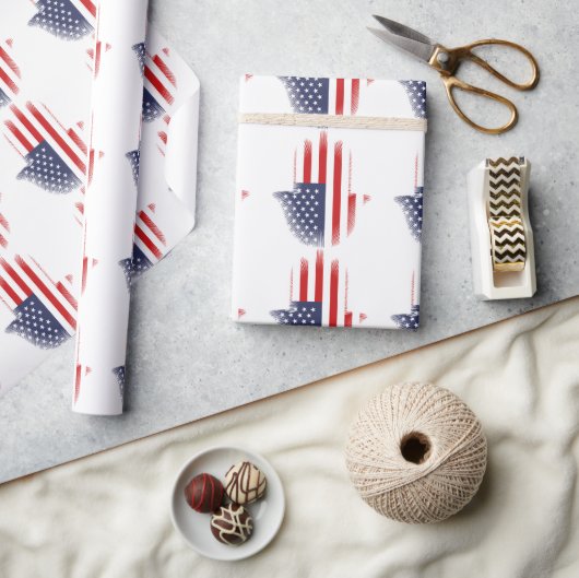 Papier Cadeau Drapeau américain (Artisanat)