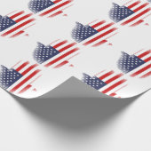 Papier Cadeau Drapeau américain (Coin)