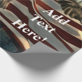 Papier Cadeau Drapeau américain Bald Eagle (Coin)