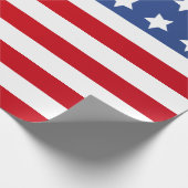 Papier Cadeau Drapeau américain de bannière étoilée (Coin)