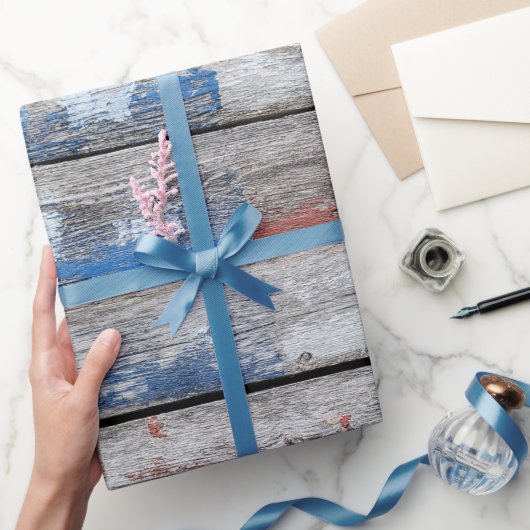 Papier Cadeau Drapeau américain estampillé sur la plaque de sour (Cadeaux)