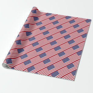Papier Cadeau Drapeau américain - Etats-Unis d'Amérique