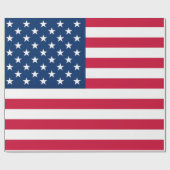 Papier Cadeau Drapeau américain - États-Unis d'Amérique - Patrio (Plat)