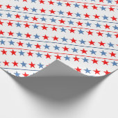 Papier Cadeau drapeau américain-étoiles-arrière - plan (Coin)
