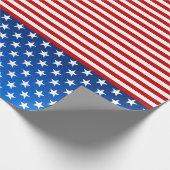 Papier Cadeau Drapeau américain stylisé (Coin)