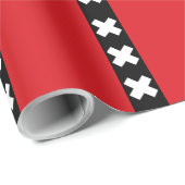 Papier Cadeau Drapeau Amsterdam (Coin rond)