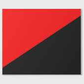 Papier Cadeau Drapeau anarchiste (Anarchisme) (Plat)