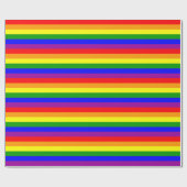 Papier Cadeau Drapeau arc-en-ciel (Plat)