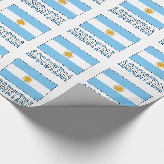 Papier Cadeau Drapeau argentin (Coin)