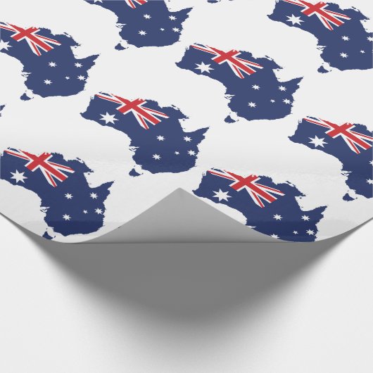 Papier Cadeau Drapeau australien (Coin)