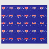 Papier Cadeau Drapeau australien (Plat)
