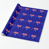 Papier Cadeau Drapeau australien (Déroulé)