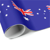 Papier Cadeau Drapeau australien (Coin rond)