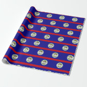 Papier Cadeau Drapeau bélizien (Déroulé)