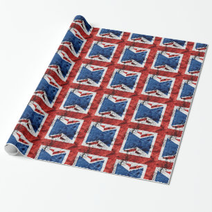 PAPIER CADEAU DRAPEAU BRITANNIQUE