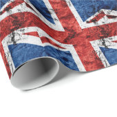 PAPIER CADEAU DRAPEAU BRITANNIQUE (Coin rond)