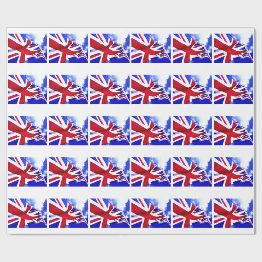 PAPIER CADEAU DRAPEAU BRITANNIQUE (Plat)