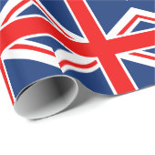 Papier Cadeau Drapeau BRITANNIQUE Angleterre (Coin rond)