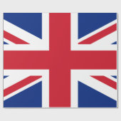 Papier Cadeau Drapeau britannique Union Jack (Plat)
