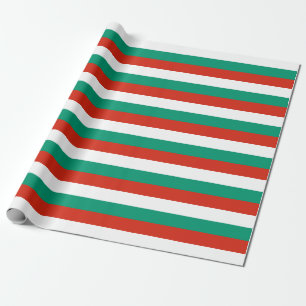 Papier Cadeau Drapeau Bulgarie