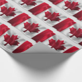 Papier Cadeau Drapeau canadien (Coin)