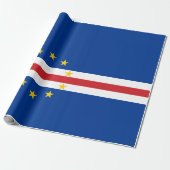 Papier Cadeau Drapeau cap-verdien (Cap-Vert) (Déroulé)