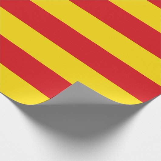 Papier Cadeau Drapeau catalan (Coin)