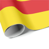 Papier Cadeau Drapeau catalan (Coin rond)