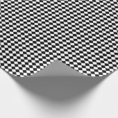 Papier Cadeau Drapeau Checkered emballant le damier d'échecs de (Coin)