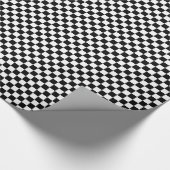 Papier Cadeau Drapeau Checkered quadrillé sportif de drapeau (Coin)