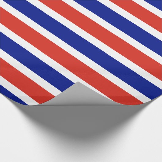 Papier Cadeau Drapeau civil du Costa Rica (Coin)