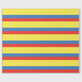 Papier Cadeau Drapeau Colombie (Plat)