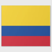 Papier Cadeau Drapeau Colombie - Bandera De Colombia (Plat)