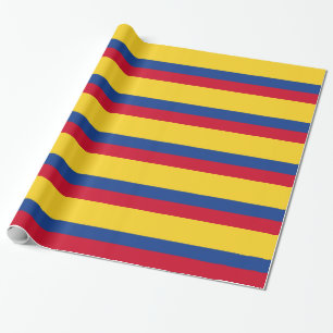 Papier Cadeau Drapeau colombien