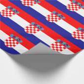 Papier Cadeau Drapeau croate (Coin)