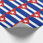 Papier Cadeau Drapeau Cuba (Coin)