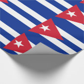 Papier Cadeau Drapeau Cuba (Coin)