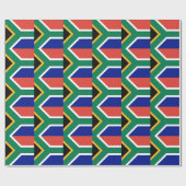 Papier Cadeau Drapeau d'Afrique du Sud (Plat)