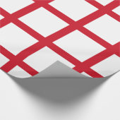 Papier Cadeau Drapeau d'Angleterre (Coin)