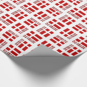 Papier Cadeau Drapeau danois Danmark Dannebrog (Coin)