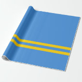 Papier Cadeau Drapeau d'Aruba (Déroulé)