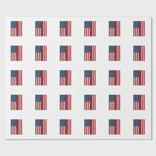 Papier Cadeau Drapeau de baseball en détresse Conception de vect (Plat)
