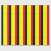 Papier Cadeau Drapeau de Belgique (Plat)