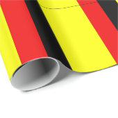Papier Cadeau Drapeau de Belgique (Coin rond)